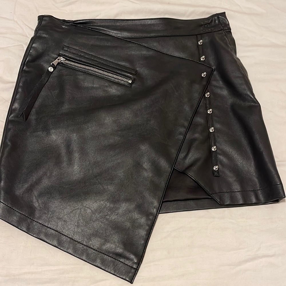 Nasty Gal Faux Leather mini skirt